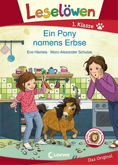 Leselöwen 1. Klasse - Ein Pony namens Erbse, Eva Hierteis - Gebonden - 9783743206595