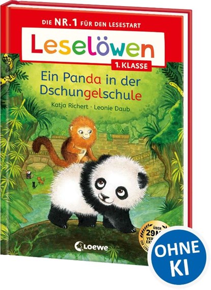 Leselöwen 1. Klasse - Ein Panda in der Dschungelschule, Katja Richert - Gebonden - 9783743206618