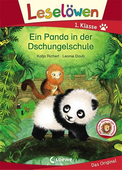 Leselöwen 1. Klasse - Ein Panda in der Dschungelschule, Katja Richert - Gebonden - 9783743206618