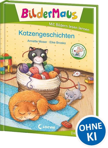 Bildermaus - Katzengeschichten, Annette Moser - Gebonden - 9783743207004