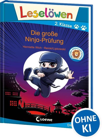 Leselöwen 2. Klasse - Die große Ninja-Prüfung, Henriette Wich - Gebonden - 9783743208612
