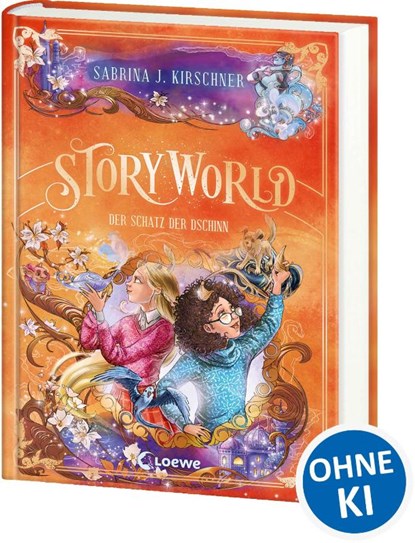 StoryWorld (Band 3) - Der Schatz der Dschinn, Sabrina J. Kirschner - Gebonden - 9783743209411