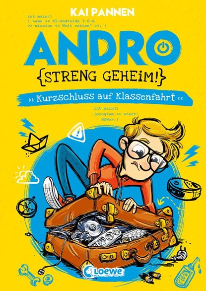 Andro, streng geheim! (Band 3) - Kurzschluss auf Klassenfahrt, Kai Pannen - Gebonden - 9783743209848