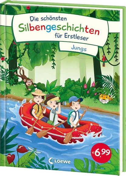Die schönsten Silbengeschichten für Erstleser - Jungs, Kolloch & Zöller ; Sabine Zett - Gebonden - 9783743210059