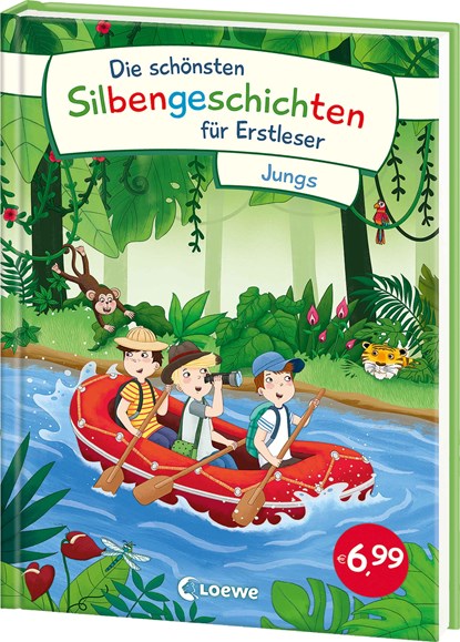 Die schönsten Silbengeschichten für Erstleser - Jungs, Kolloch & Zöller ;  Sabine Zett - Gebonden - 9783743210059
