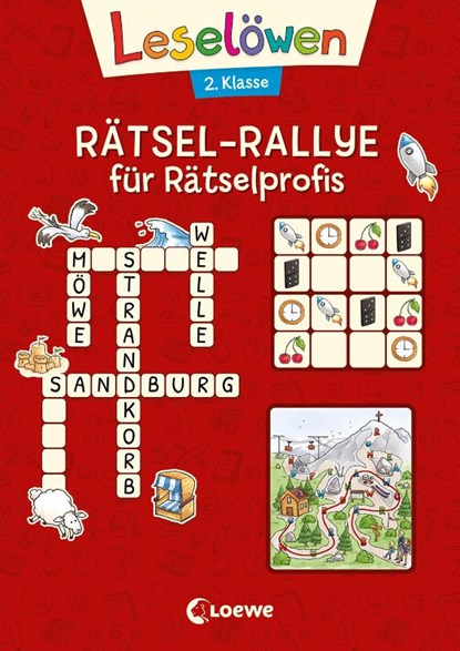 Leselöwen Rätsel-Rallye für Leseprofis - 2. Klasse (Rot), Christiane Wittenburg - Paperback - 9783743211865
