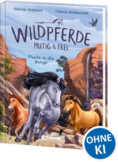 Wildpferde - mutig und frei (Band 3) - Flucht in die Berge, Sabine Giebken - Gebonden - 9783743211889