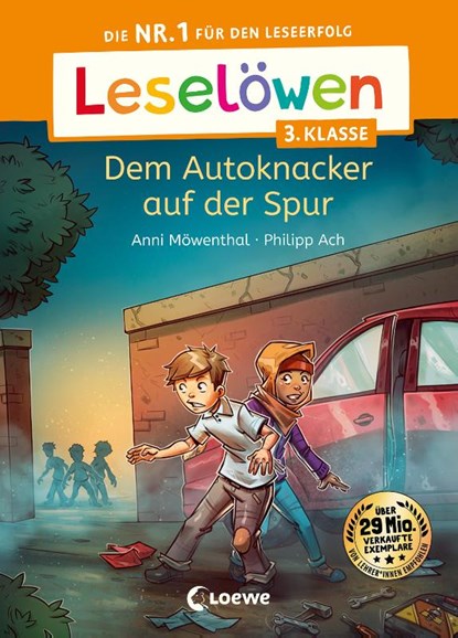 Leselöwen 3. Klasse - Dem Autoknacker auf der Spur, Anni Möwenthal - Gebonden - 9783743214392