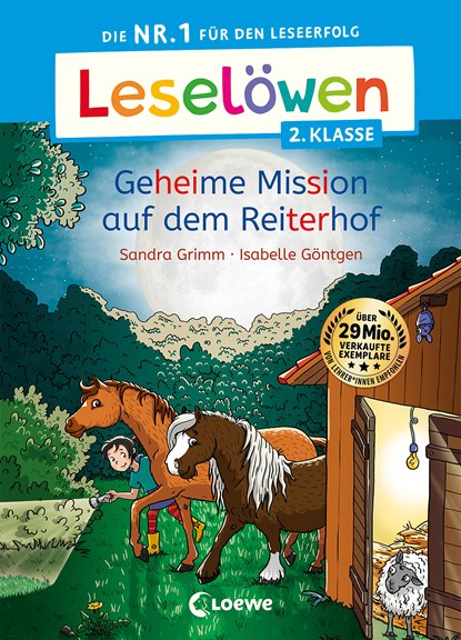 Leselöwen 2. Klasse - Geheime Mission auf dem Reiterhof, Sandra Grimm - Gebonden - 9783743215016