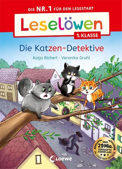 Leselöwen 1. Klasse - Die Katzen-Detektive, Katja Richert - Gebonden - 9783743215047