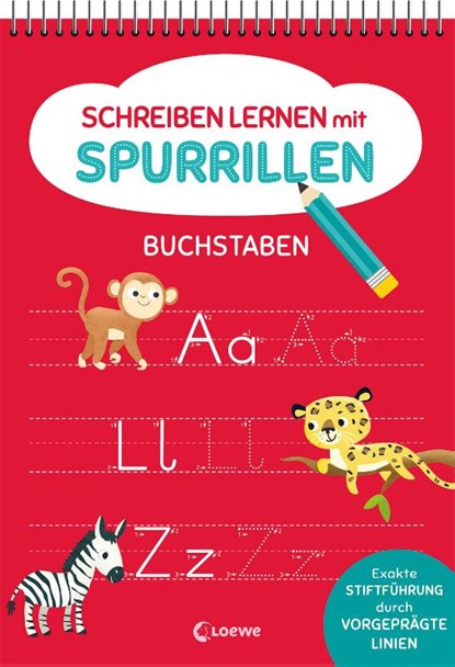 Schreiben lernen mit Spurrillen - Buchstaben, niet bekend - Paperback - 9783743215146