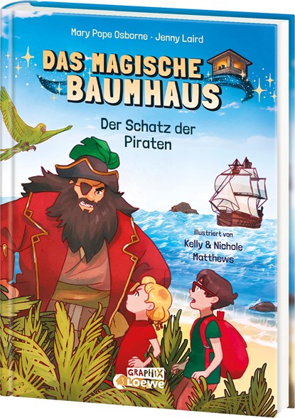 Das magische Baumhaus (Comic-Buchreihe, Band 4) - Der Schatz der Piraten, Mary Pope Osborne ;  Jenny Laird - Gebonden - 9783743215481
