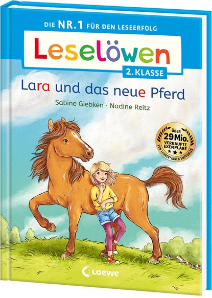 Leselöwen 2. Klasse - Lara und das neue Pferd, Sabine Giebken - Gebonden - 9783743216303