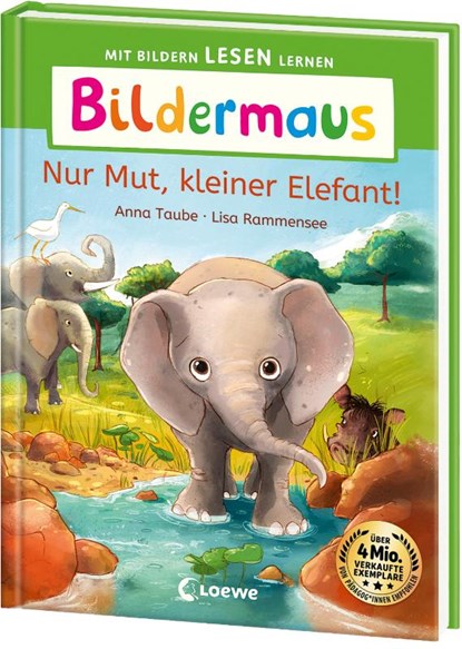 Bildermaus - Nur Mut, kleiner Elefant!, Anna Taube - Gebonden - 9783743216365