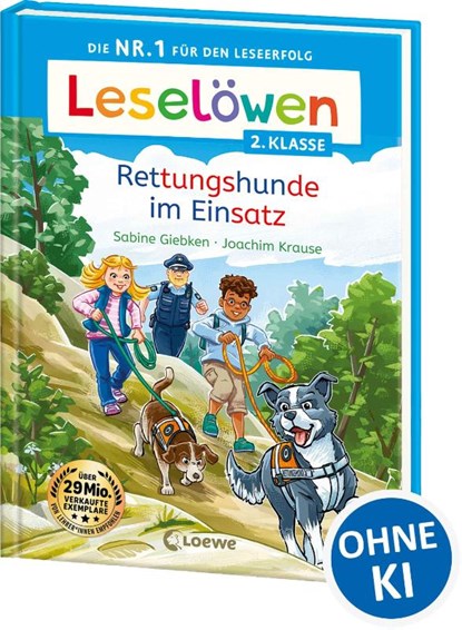 Leselöwen 2. Klasse - Rettungshunde im Einsatz, Sabine Giebken - Gebonden - 9783743217461