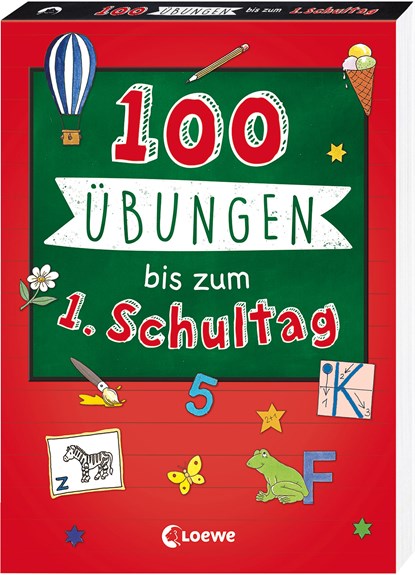 100 Übungen bis zum ersten Schultag, Loewe Lernen und Rätseln - Paperback - 9783743217744