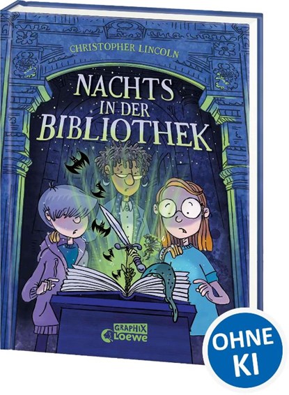 Nachts in der Bibliothek (Band 1), Christopher Lincoln - Gebonden - 9783743217768