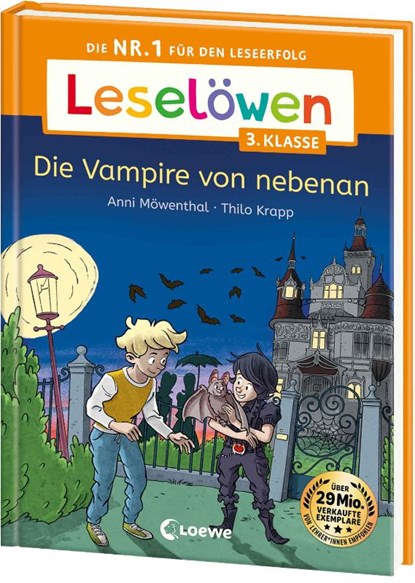 Leselöwen 3. Klasse - Die Vampire von nebenan, Anni Möwenthal - Gebonden - 9783743218178