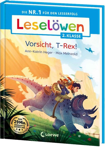 Leselöwen 2. Klasse - Vorsicht, T-Rex!, Ann-Katrin Heger - Gebonden - 9783743218185