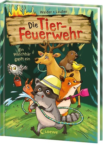 Die Tier-Feuerwehr (Band 1) - Ein Waschbär greift ein, Vanessa Walder - Gebonden - 9783743218352