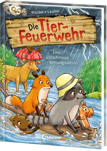Die Tier-Feuerwehr (Band 2) - Eine klitschnasse Rettungsaktion, Vanessa Walder - Gebonden - 9783743218369