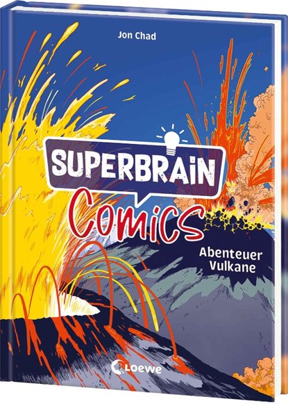 Superbrain-Comics - Abenteuer Vulkane, Jon Chad - Gebonden - 9783743218468