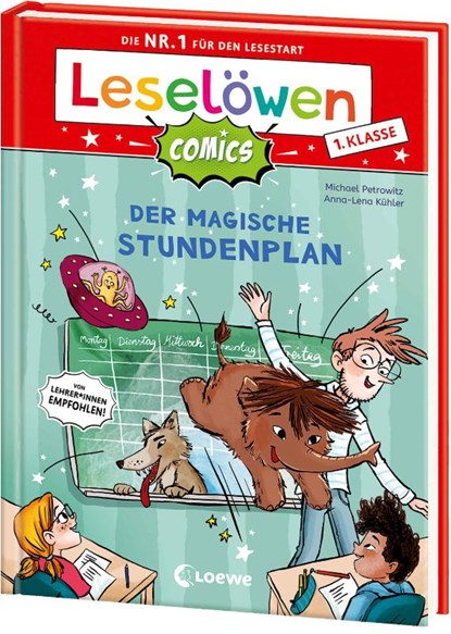 Leselöwen Comics 1. Klasse - Der magische Stundenplan, Michael Petrowitz - Gebonden - 9783743218529