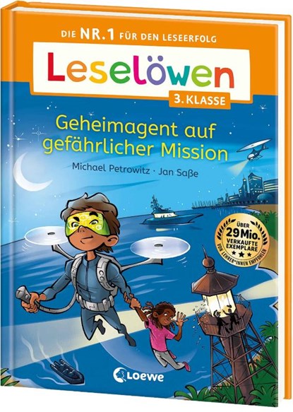 Leselöwen 3. Klasse - Geheimagent auf gefährlicher Mission, Michael Petrowitz - Gebonden - 9783743218956