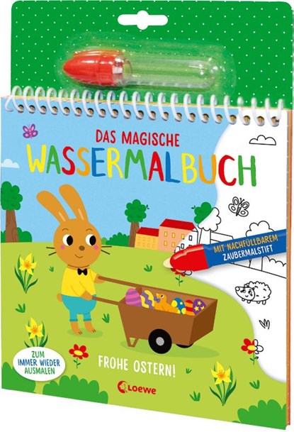 Das magische Wassermalbuch - Frohe Ostern!, niet bekend - Gebonden - 9783743219397