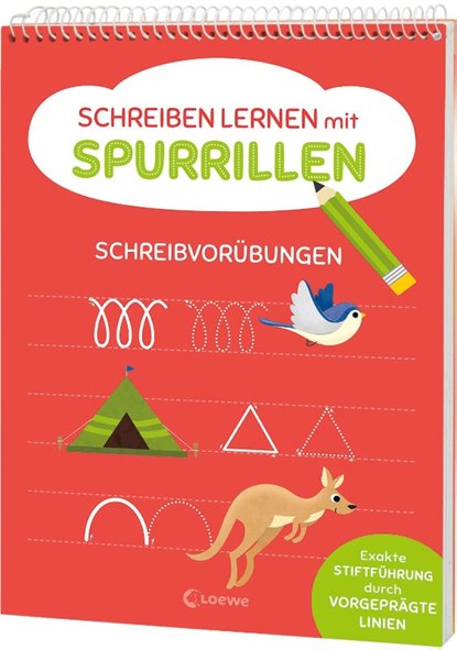 Schreiben lernen mit Spurrillen - Schreibvorübungen, niet bekend - Paperback - 9783743219748