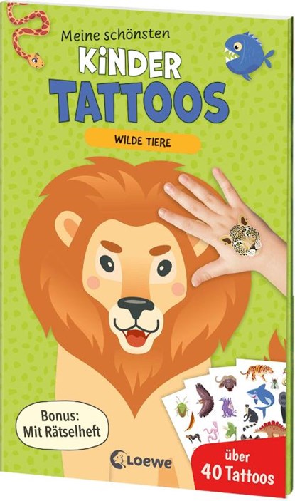 Meine schönsten Kindertattoos - Wilde Tiere, niet bekend - Paperback - 9783743220287