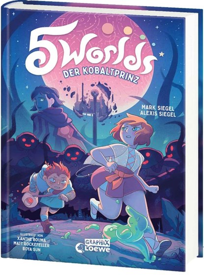 5 Worlds (Band 2) - Der Kobaltprinz, Mark Siegel ; Alexis Siegel - Gebonden - 9783743220591