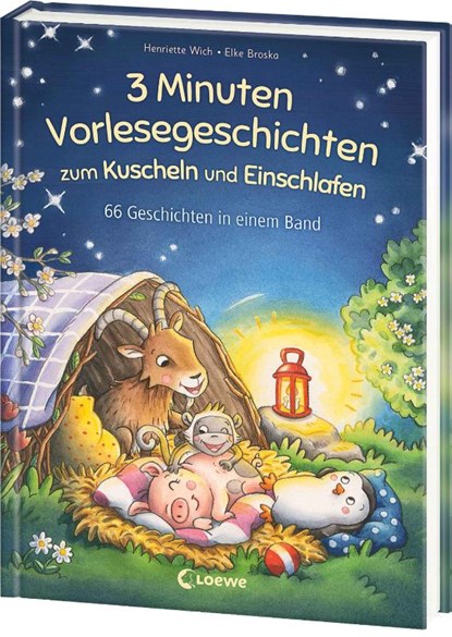 3-Minuten-Vorlesegeschichten zum Kuscheln und Einschlafen, Henriette Wich - Gebonden - 9783743220744