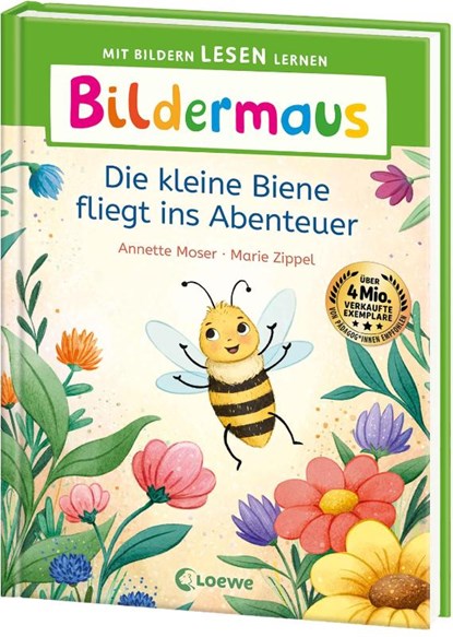 Bildermaus - Die kleine Biene fliegt ins Abenteuer, Annette Moser - Gebonden - 9783743220829