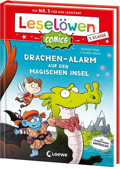 Leselöwen Comics 1. Klasse - Drachen-Alarm auf der magischen Insel, Barbara Rose - Gebonden - 9783743221116