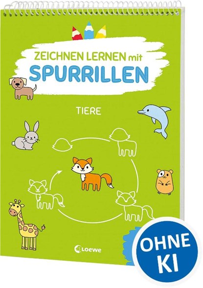 Zeichnen lernen mit Spurrillen - Tiere, niet bekend - Paperback - 9783743221499