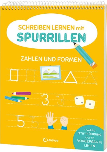 Schreiben lernen mit Spurrillen - Zahlen und Formen, niet bekend - Paperback - 9783743221505