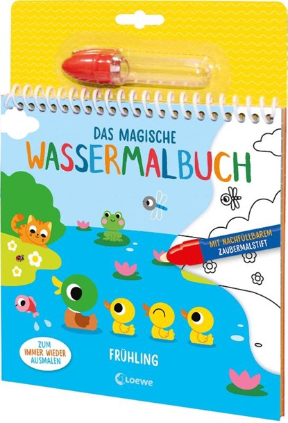 Das magische Wassermalbuch - Frühling, niet bekend - Paperback - 9783743222137