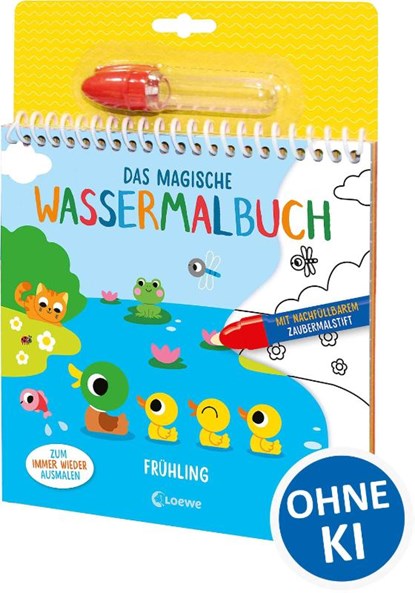 Das magische Wassermalbuch - Frühling, niet bekend - Paperback - 9783743222137