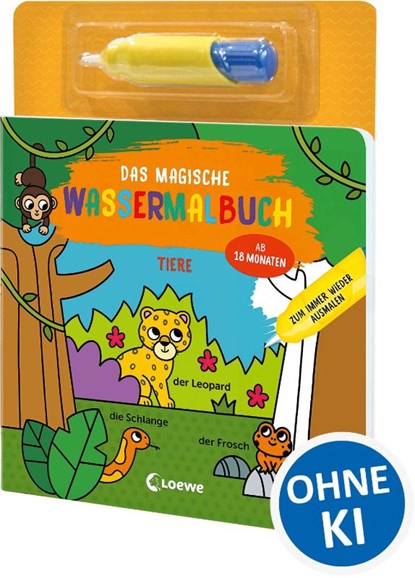 Das magische Wassermalbuch - Tiere, niet bekend - Gebonden - 9783743222144