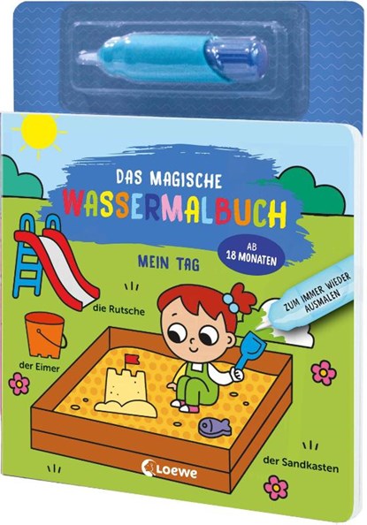 Das magische Wassermalbuch - Mein Tag, niet bekend - Gebonden - 9783743224728