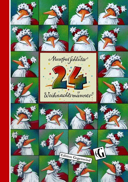 24 Weihnachtsmänner, Manfred Schlüter - Paperback - 9783744893978