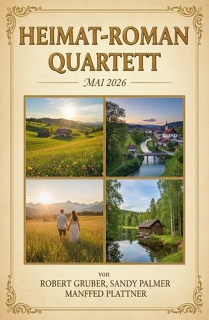 Heimat-Roman Quartett Mai 2026, Robert Gruber ; Sandy Palmer ; Manfred Plattner - Ebook - 9783745247640