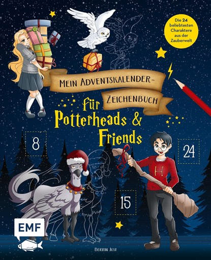 Mein Adventskalender-Zeichenbuch für Potterheads and Friends, Berrin Jost - Gebonden - 9783745906882