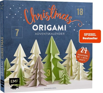 Mein Adventskalender-Buch: Origami Christmas, Eva Maria Berg - Gebonden - 9783745907254