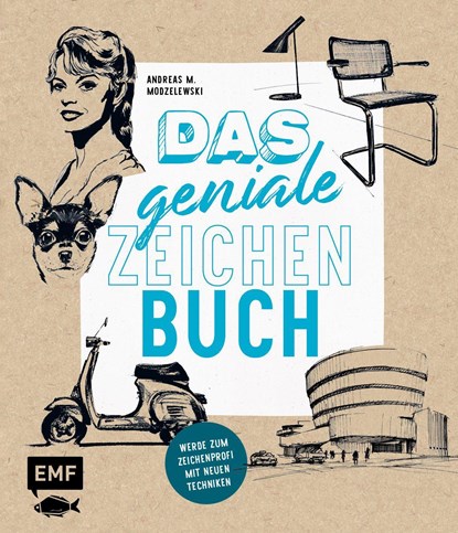 Das geniale Zeichenbuch, Andreas M. Modzelewski - Gebonden - 9783745909296