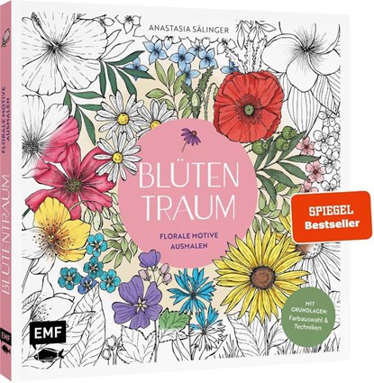 Blütentraum - Florale Motive ausmalen, Anastasia Sälinger - Paperback - 9783745915327