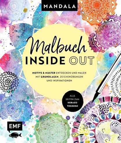 Malbuch Inside Out: Watercolor Mandala, niet bekend - Paperback - 9783745915372