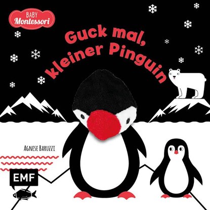 Kontrastbuch für Babys: Guck mal, kleiner Pinguin, niet bekend - Gebonden - 9783745918717