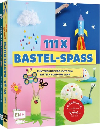 111 x Bastel-Spaß: 2 Bücher im Bundle, Simone Wunschel ; Lisa Vogel - Gebonden - 9783745922554